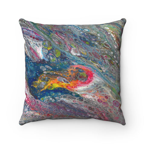 Asteroid abstract pillow